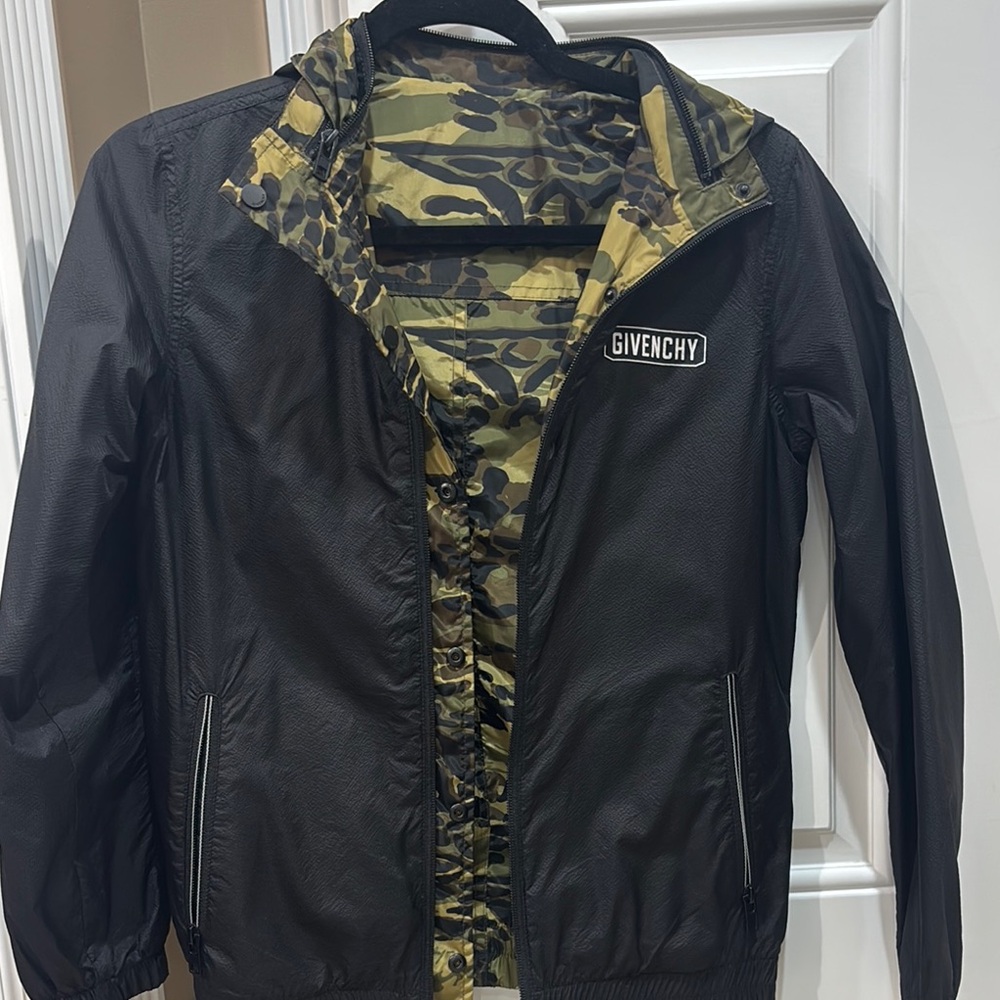 Boys Givenchy Black reversible jacket
